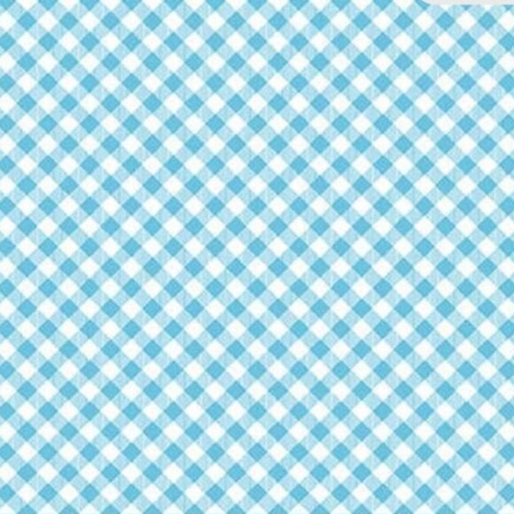 1/8 "Check (Blue) -Chelsea's Checks Collection by Henry Glass Fabrics - Quilting - Picture 1 of 1
